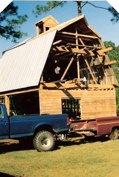 CONVERT POLE SHED TO BARN (5)